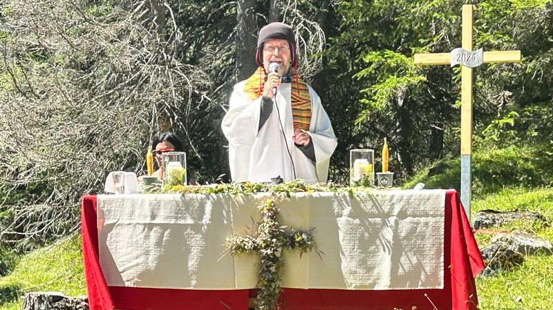 Alpmesse Stuben mit Platzkonzert